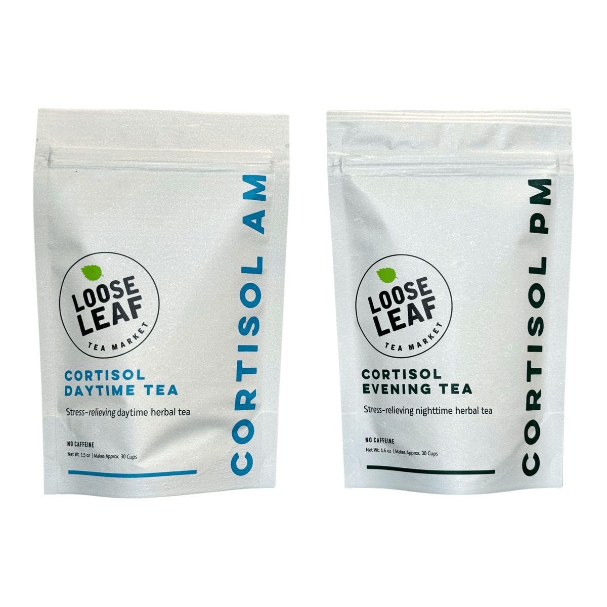 Cortisol Tea Bundle Caffeine - Free - Loose Leaf Tea Market